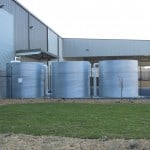 30,000 Litre Galvanised Aquaplate Round Tanks for Commercial use at Rowville