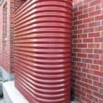 2,000 Litre Slimline Colorbond Aquaplate Water Tank at Box Hill