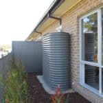 2,000 Litre Slimline Colorbond Water Tank at Evelyn Ridge Retirement Village Mt Evelyn