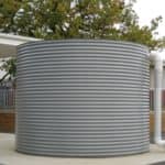 22,500 Litre Colorbond Steel Round Water Tank for Water Storage at Bentleigh West Primary School in Bentleigh, VIC 3204